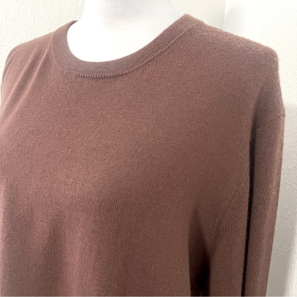 Christian Lacroix Men XL 100% Extra Fine Merino Wool Crewneck Sweater NWT Preppy